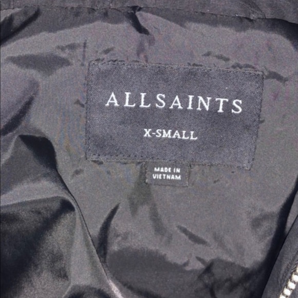 All Saints Ester Puffer Jacket with hood - Picture 3 of 4